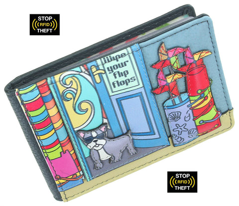 Mala Leather Beau Collection Travel/Credit Card Holder RFID Blocking 669_89