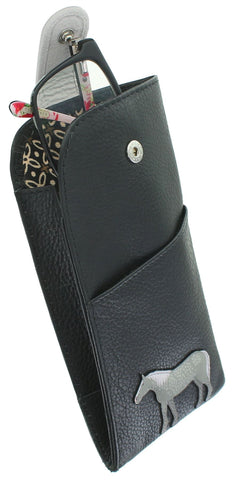 Mala Leather Best Friends Collection Leather Glasses Case 5157_65