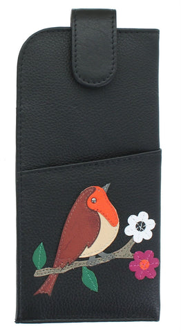 Mala Leather Robin Collection Soft Slim Leather Glasses Case 5150_97