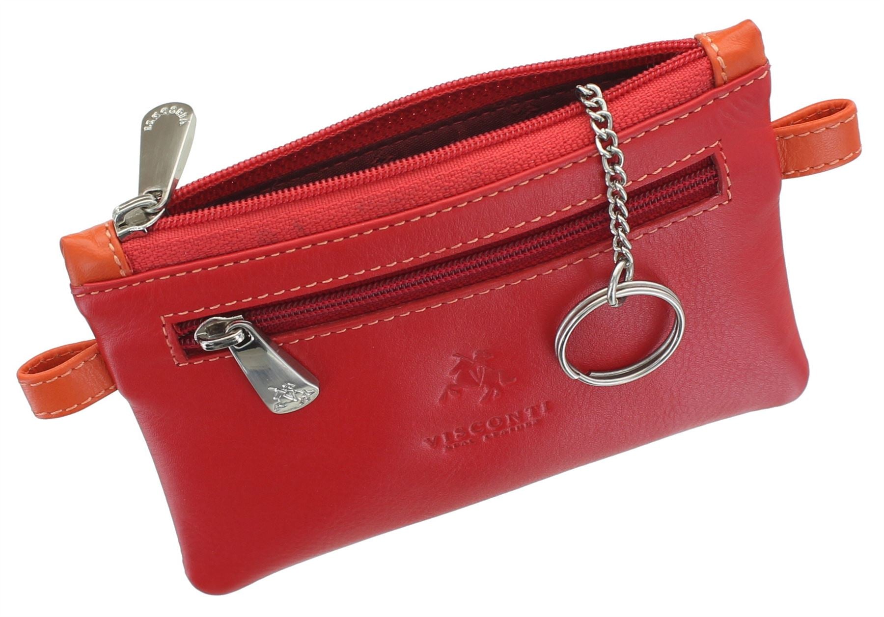 Women Genuine Leather Coin Purse, Small Wallet Dual Keyring Change Pouch  (Color : Bright yellow) : Amazon.co.uk: Fashion
