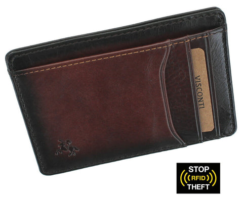 Visconti Atelier Collection Madison Leather Card Holder RFID Blocking AT67