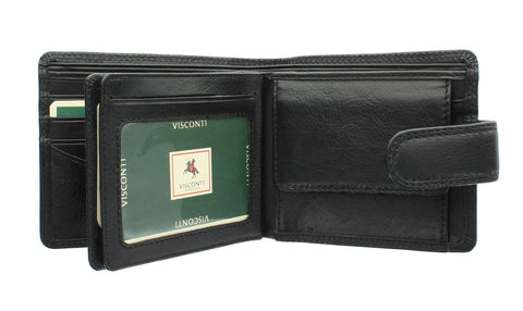 Visconti Heritage Collection STRAND Leather Wallet With Tab Closure RFID blocking HT13