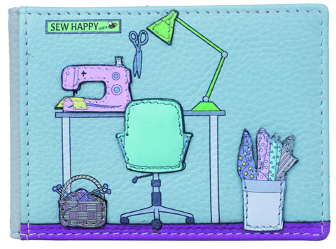 Mala Leather Sewing Room Collection Travel/Credit Card Holder RFID 603_22