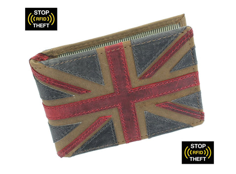 Mala Leather Union Jack Collection Leather Credit Card Holder RFID 5140_29