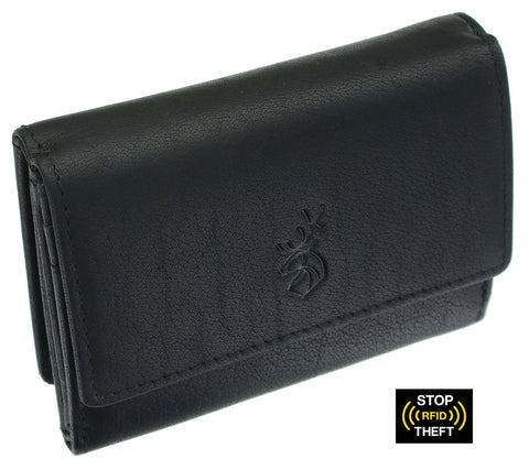 Kalmin Shaftsbury Collection Small Leather Wallet/Purse RFID Blocking 1017_30