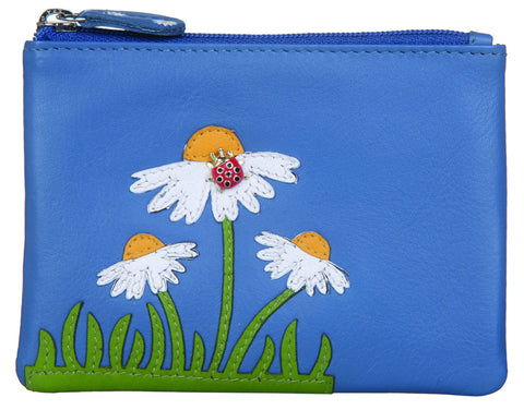 Mala Leather Peony Collection Soft Leather Coin Purse RFID Blocking 4282_87