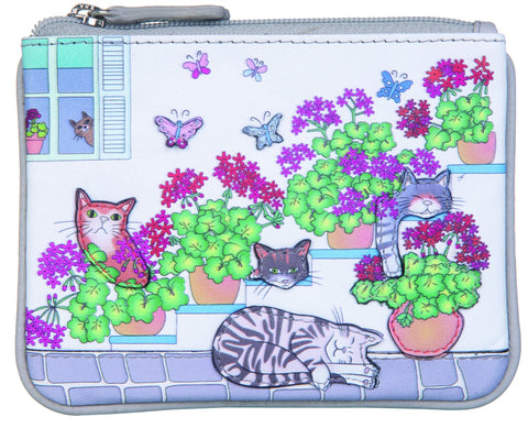 Mala Leather Santorini Collection Soft Leather Coin Purse RFID Blocking 4288_98