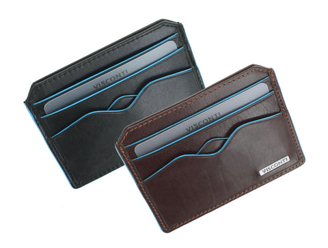 Visconti Alps Collection LOUIS Slim Leather Credit Card Holder ALP83