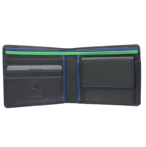 Visconti Gents Leather Bond Collection 'M' Wallet RFID blocking BD10