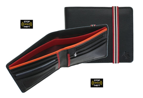Visconti Bond Collection Gents Leather Wallet with Elastic Closure BBD707 - RFID