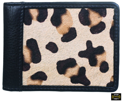 Mala Leather Matrah Collection Leather Animal Print ID/Card Holer 672_90