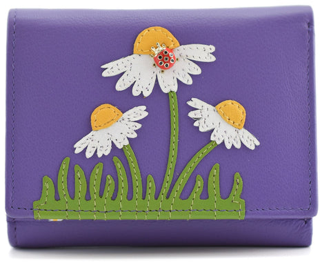 Mala Leather Peony Collection Small Ladies Leather Purse RFID Blocking 3617_87