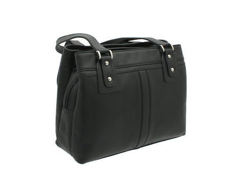 Visconti Clara(M) Leather Shoulder Bag 19476