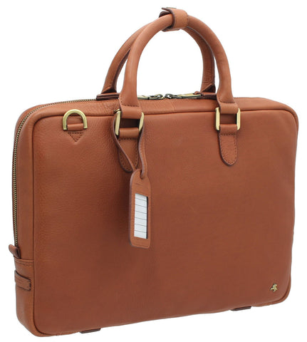 Visconti Platinum Collection Royce 13 inch Laptop Leather Work Bag PLT10