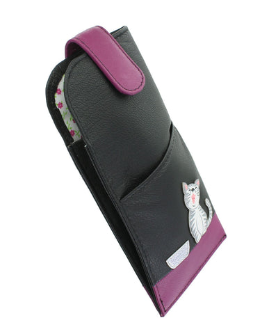 Mala Leather ZIGGY Collection Soft Slim Leather Glasses Case 5117_99