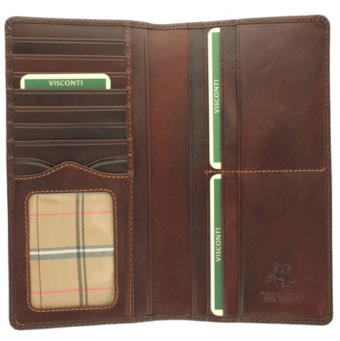 Visconti Monza Collection Vegetable Tanned Gents Leather TURIN Jacket Wallet RFID blocking MZ6