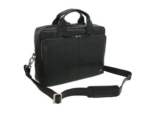 Visconti Merlin Range Leather Laptop Bag - Hugo 13 ML30