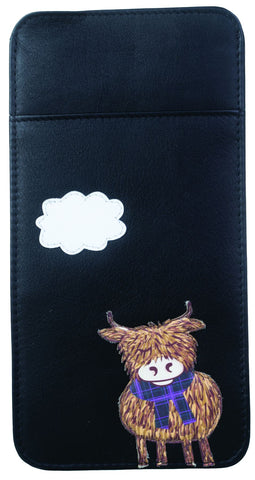 Mala Leather Bella Collection Soft Slim Leather Glasses Case 5195_33