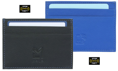 Mala Hudson Collection Slim Leather Card Holder RFID Blocking 667_66