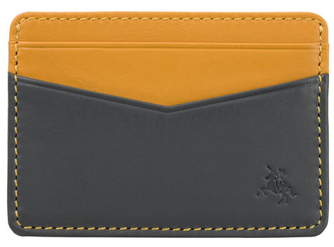 Visconti Slim Collection Axe Leather Card Holder RFID Blocking VSL40