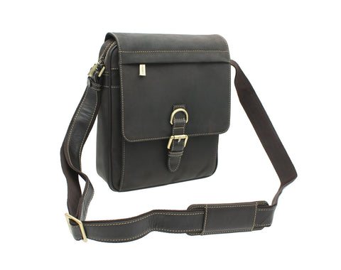 Visconti Leather Messenger Bag Style 16011