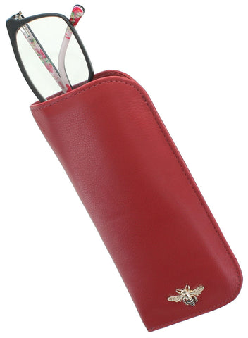 Mala Leather Mason Collection Soft Slim Leather Glasses Case 5155_27