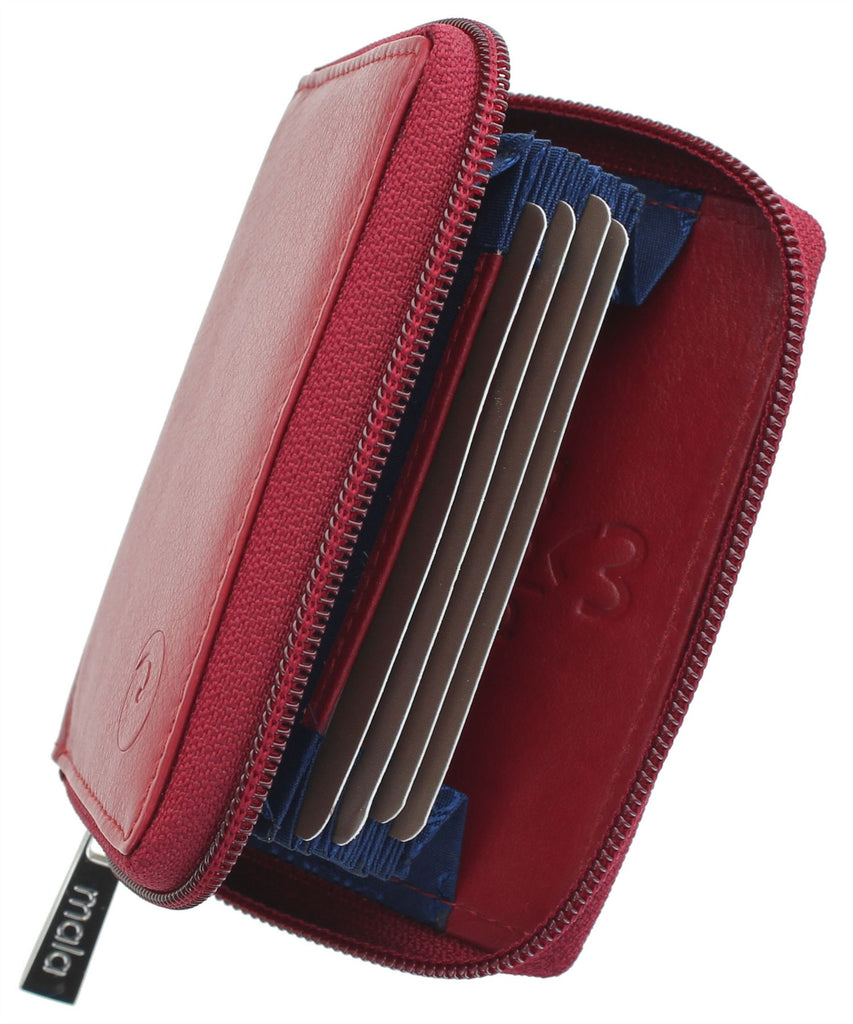 Multi-colour Concertina Card Case from Arnoldleathergoods