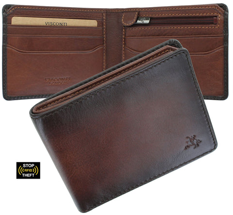 Visconti Atelier Collection Roland Leather Wallet RFID Blocking AT63