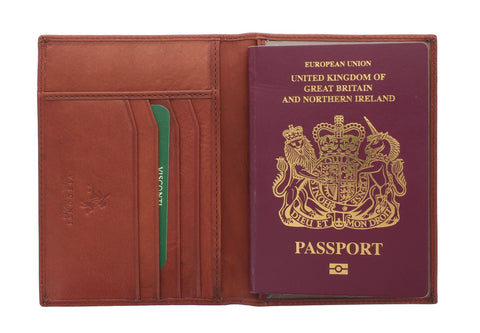 Visconti POLO Collection Leather Passport Holder RFID blocking 2201