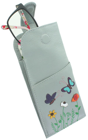 Mala Leather Sophia Collection Soft Leather Glasses Case 5159_42