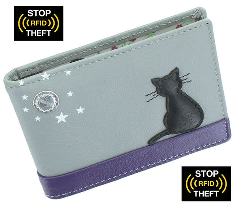 Mala Leather Midnight Collection Leather Credit Card Holder 644_35