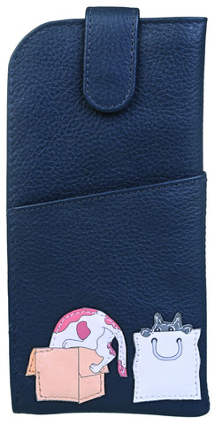 Mala Leather Kitty Chaos Collection Leather Glasses Case 5186_74