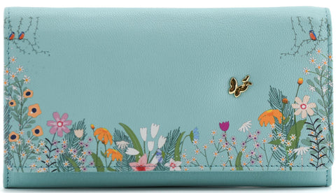 Mala Leather Shiloh Collection Leather Purse RFID Blocking 3627_96