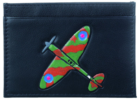 Mala Leather Spitfire Collection Slim Leather Card Holder/Wallet RFID 697_8