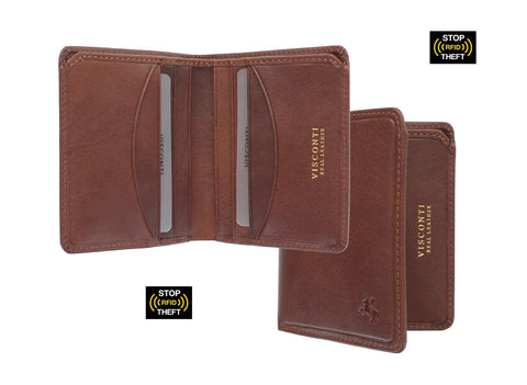 Visconti Tuscany Collection XAVI Leather Wallet With RFID Protection TSC39