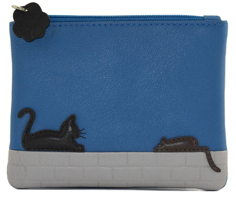 Mala Leather Cat and Mouse Collection Leather Coin Purse RFID Blocking 4286_95