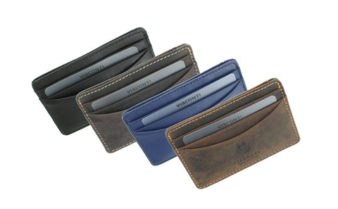 Visconti Slim Collection RAZOR Leather Credit Card Holder VSL25