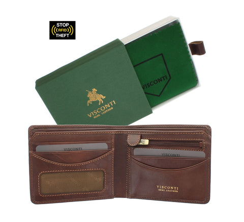 Visconti Tuscany Collection FRANCESCA Leather Wallet With RFID Protection TSC46