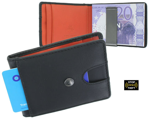 Visconti Slim Collection Chisel Leather Wallet RFID Blocked Tap and Go VSL57