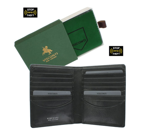 Visconti Tuscany Collection MATTEO Leather Jacket Wallet - RFID Protection TSC49