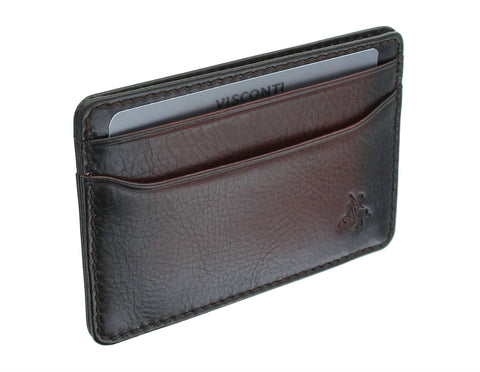Visconti Atelier Collection Evan Leather Credit Card Holder RFID blocking AT54