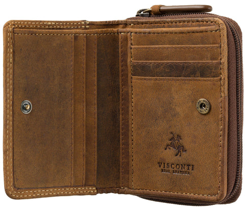 Visconti Hunter Collection Rocket Leather Purse with RFID and Tap n Go 729