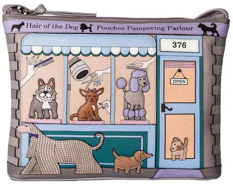 Mala Leather Pampering Parlour Collection Small Leather Shoulder Bag 7215_89