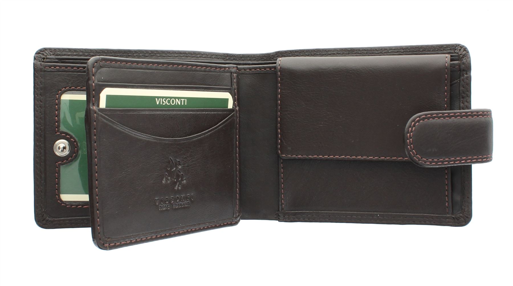 Visconti Heritage Collection KNIGHTSBRIDGE Leather Wallet With Tab Closure  RFID blocking HT10