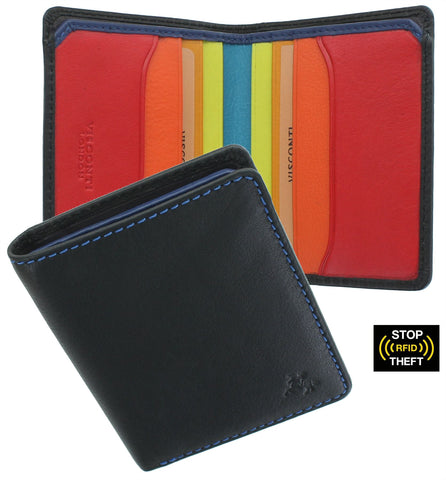 Visconti Spectrum Collection Alder Leather Wallet with RFID and Tap and Go SP60