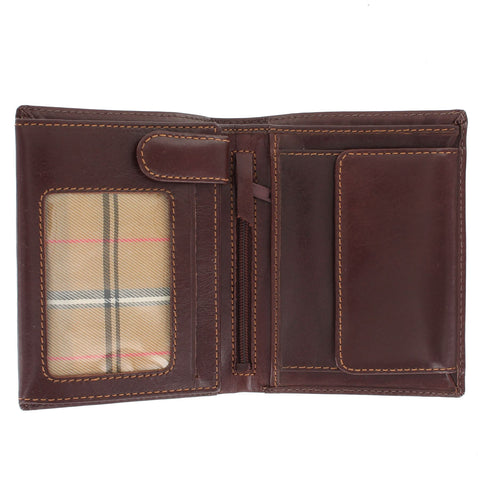 Visconti Monza Collection Vegetable Tanned Gents Leather MILAN Wallet RFID blocking MZ3
