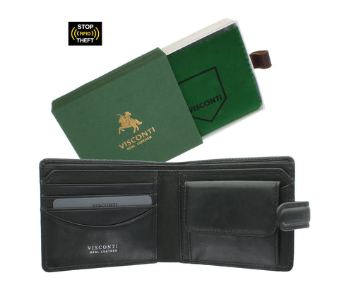 Visconti Tuscany Collection RICCARDO Leather Wallet With RFID Protection TSC47